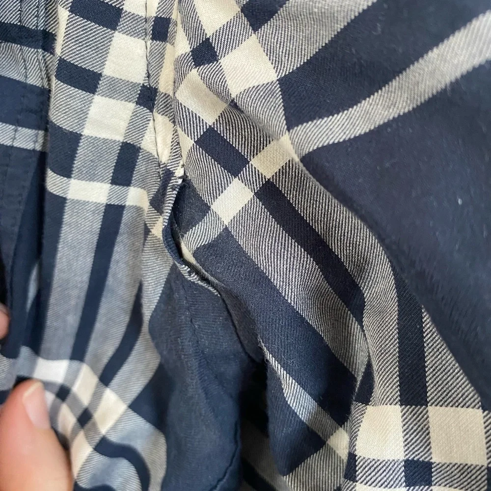 7 For All Mankind Plaid Long Sleeve Button Down - XL - Picture 5 of 9